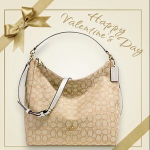 Coach Celeste Convertible Hobo/Shoulder/Crossbody Handbag 11" X 12" X 4", Khaki